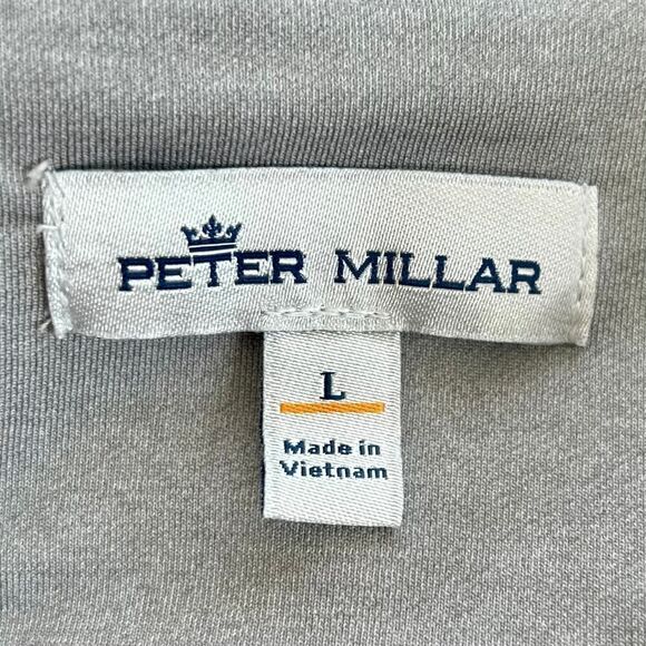 Peter millar Perth Performance Quarter Zip Pull over athletic golf sports L - Picture 8 of 8